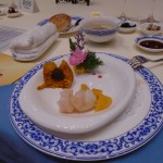 One of the courses during the banquet