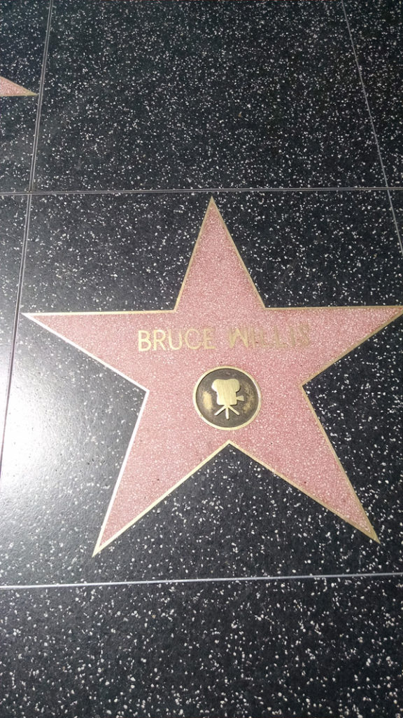 And another quintessential action star who happens to be named Bruce.